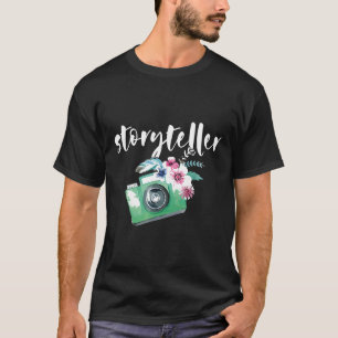 Storyteller Camera Photography Photographer Cute G T-Shirt