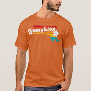Stoughton Massachusetts Vintage Distressed Souveni T-Shirt