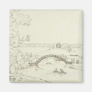 Stourhead, c.1780s (pen and ink on paper) magnet