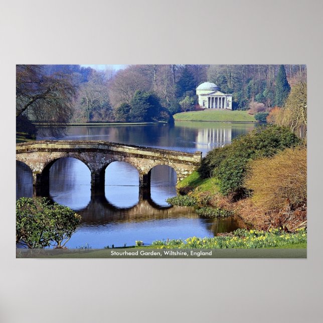 Stourhead Garden, Wiltshire, England Poster (Front)