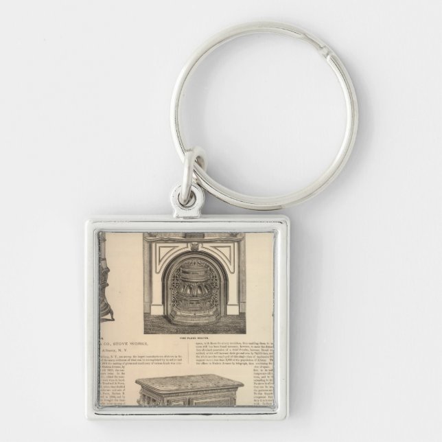 Stove Works, Albany, New York Key Ring (Front)