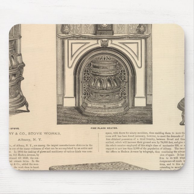 Stove Works, Albany, New York Mouse Mat (Front)