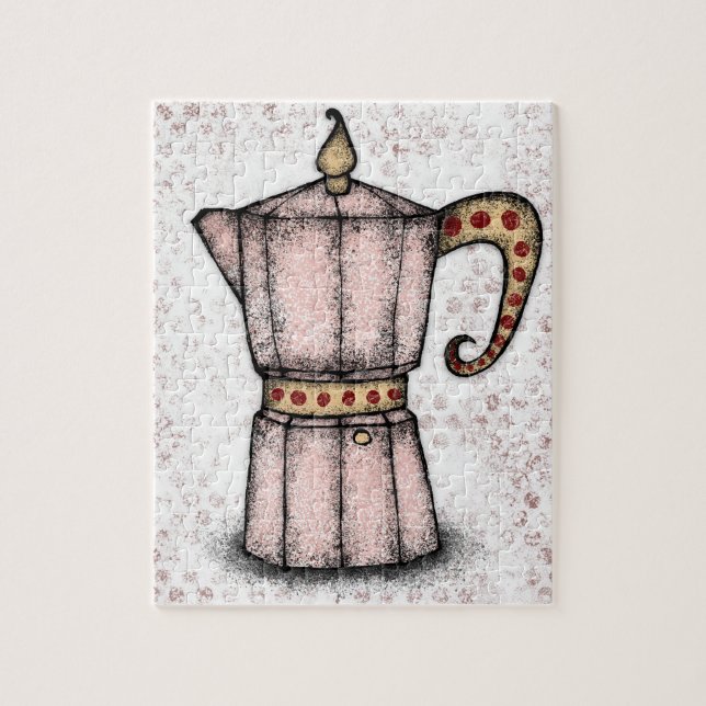 Stovetop Espresso Maker Jigsaw Puzzle (Vertical)