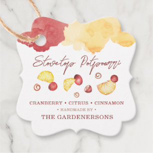Stovetop Potpourri Favour Tags
