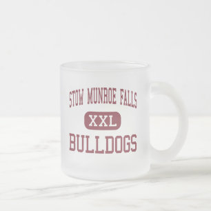 Stow Munroe Falls - Bulldogs - High - Stow Ohio Frosted Glass Coffee Mug