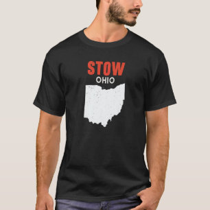 STOW Ohio USA State America Travel Ohioan   T-Shirt