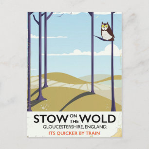 Stow-on-the-Wold,Gloucestershire, England Postcard