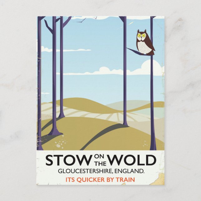 Stow-on-the-Wold,Gloucestershire, England Postcard (Front)