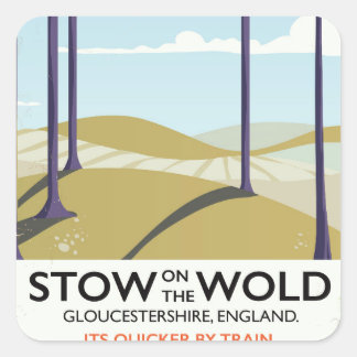 Stow-on-the-Wold,Gloucestershire, England Square Sticker