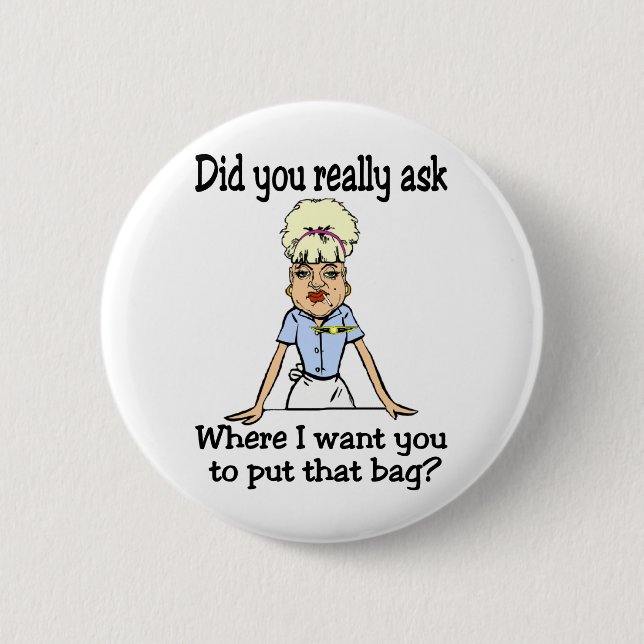 Stow the Bag 6 Cm Round Badge (Front)