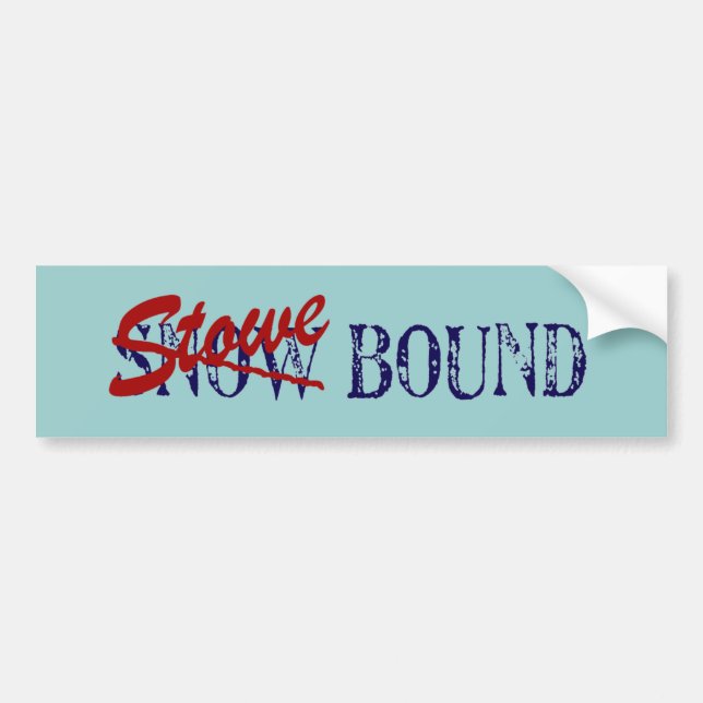 Stowe Bound Bumper Sticker (Front)