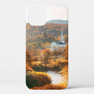 Stowe morning in Autumn with colorful foliage and iPhone 12 Case