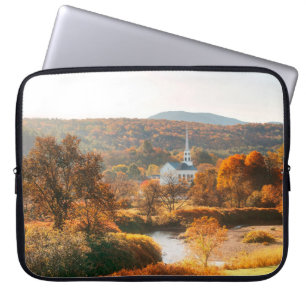 Stowe morning in Autumn with colourful foliage and Laptop Sleeve
