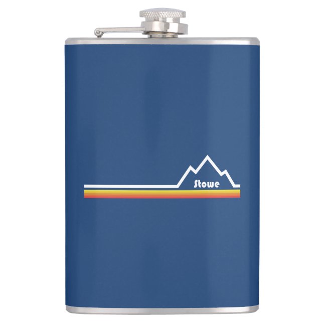 Stowe Mountain Resort Hip Flask (Front)