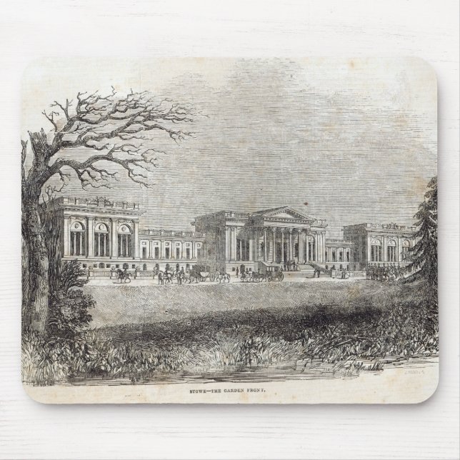 Stowe - the Garden Front Mouse Mat (Front)