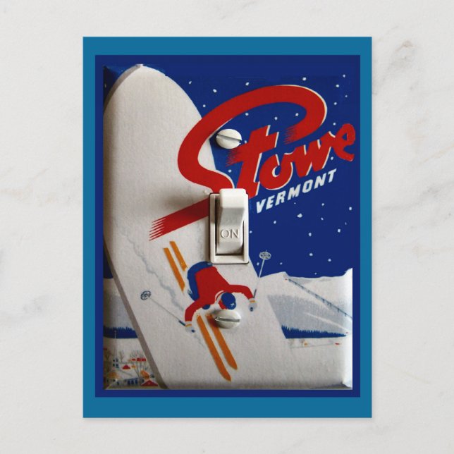 Stowe, Vermont Postcard (Front)