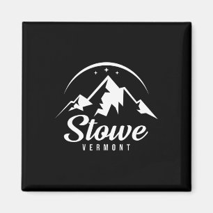 Stowe Vermont Ski Resort Skiing Snowboarding Magnet