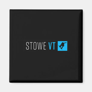 Stowe Vermont Snowboard Box Type Magnet
