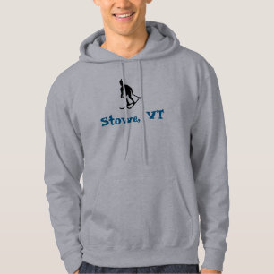 Stowe, VT (East coast Skiing) Ski Town Hoodie