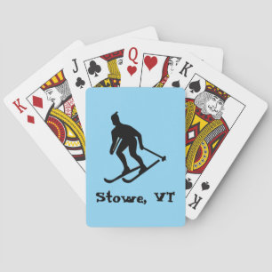 Stowe, VT (Ski the East, Green Mountains Vermont) Playing Cards