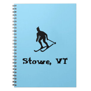 Stowe, VT Skiing (Mount Mansfield, Vermont) Notebook