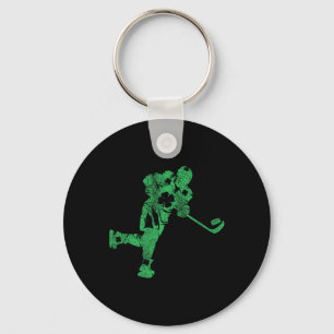 Stpatrick's Day Hockey Irish Boys Saint Paddy's Sh Key Ring