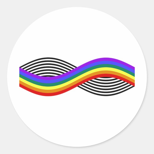 STR8 Allies Classic Round Sticker (Front)