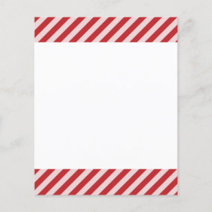 [STR-RD-1] Red and white candy cane striped