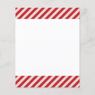 [STR-RD-1] Red and white candy cane striped