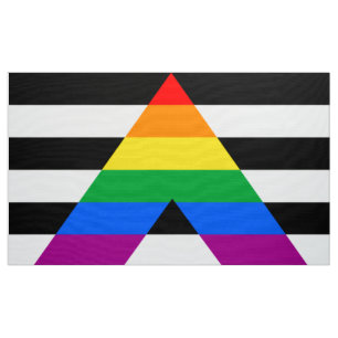 Straight Ally Flag Fabric