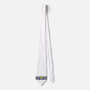 Straight Ally Flag  Tie