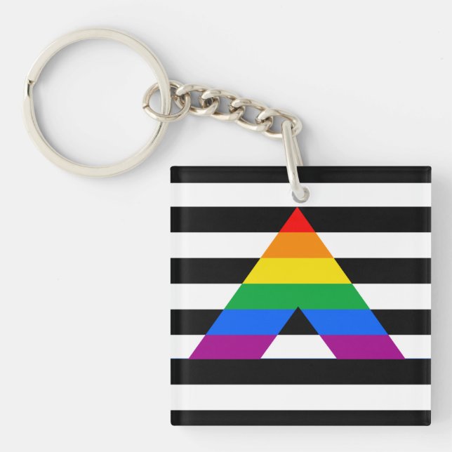 STRAIGHT ALLY PRIDE 2014 PRIDE KEY RING (Front)