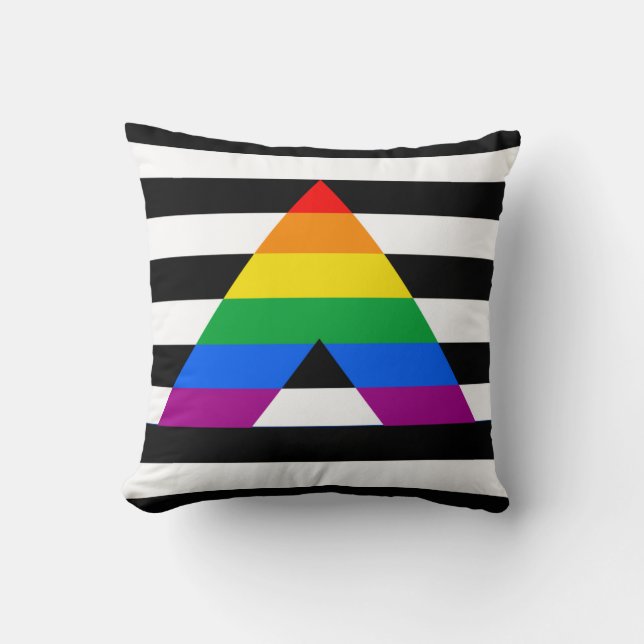 STRAIGHT ALLY PRIDE 2014 PRIDE.png Cushion (Front)