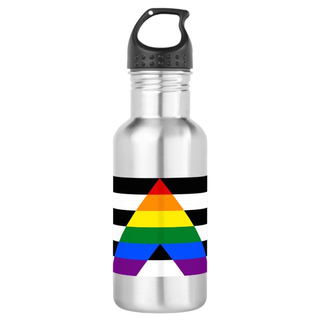 Straight Ally Pride 710 Ml Water Bottle (Front)