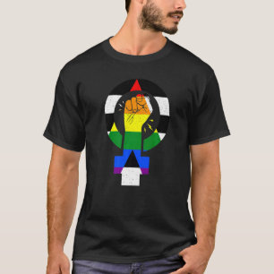 Straight Ally Pride Feminist Flag T-Shirt