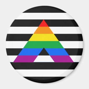 Straight Ally Pride Magnet