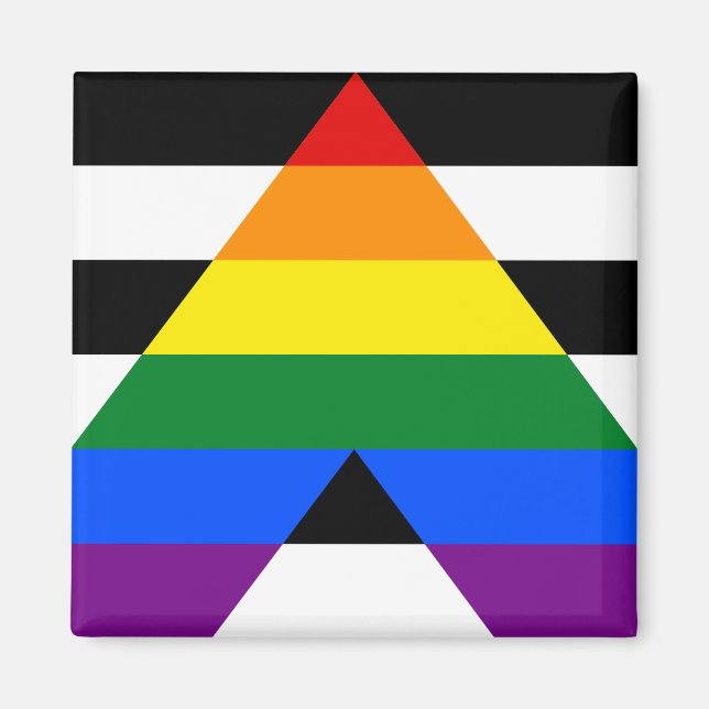 Straight Ally Pride Magnet (Front)