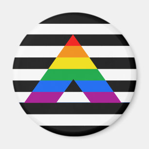 Straight Ally Pride Magnet