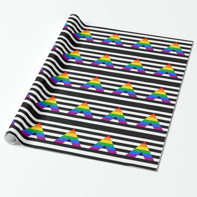 STRAIGHT ALLY PRIDE.png Wrapping Paper (Unrolled)