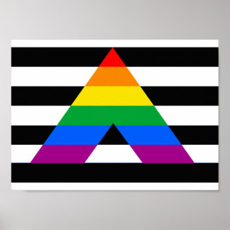 Straight Ally Pride Poster