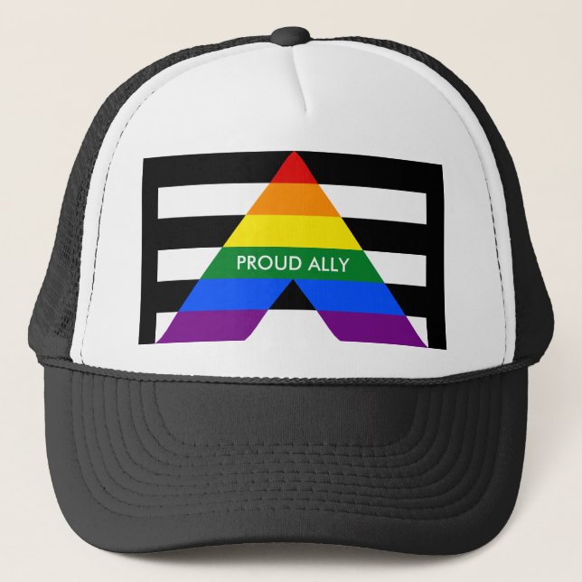 Straight Ally Pride Trucker Hat (Front)