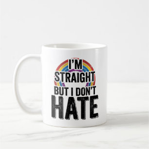 Straight Ally Rainbow Vintage Typography Shirt_1 Coffee Mug