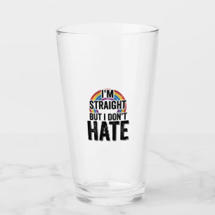 Straight Ally Rainbow Vintage Typography Shirt_1 Glass