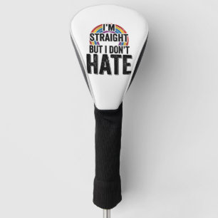 Straight Ally Rainbow Vintage Typography Shirt_1 Golf Head Cover