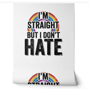 Straight Ally Rainbow Vintage Typography Shirt_1 Wallpaper