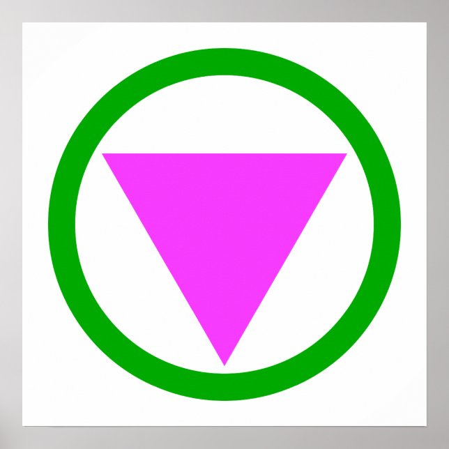 Straight Ally Symbol Poster (Front)