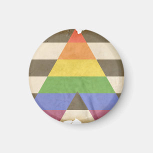 STRAIGHT ALLY VINTAGE DESIGN - 2014 PRIDE MAGNET