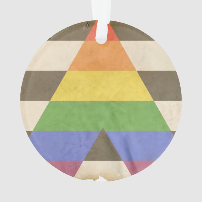 STRAIGHT ALLY VINTAGE DESIGN - 2014 PRIDE ORNAMENT (Back)
