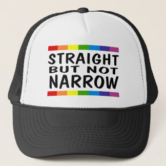 Straight But Not Narrow Black Hat