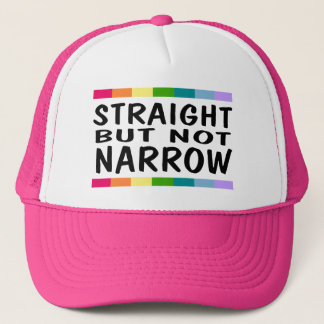 Straight But Not Narrow Pink Hat